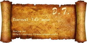 Darnai Tímea névjegykártya